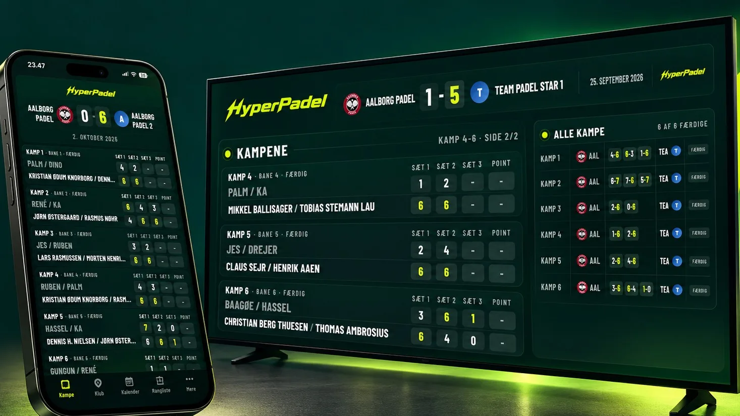 HyperPadel gør live padel gratis for alle – følg kampen direkte på TV, mobil eller hjemme fra sofaen